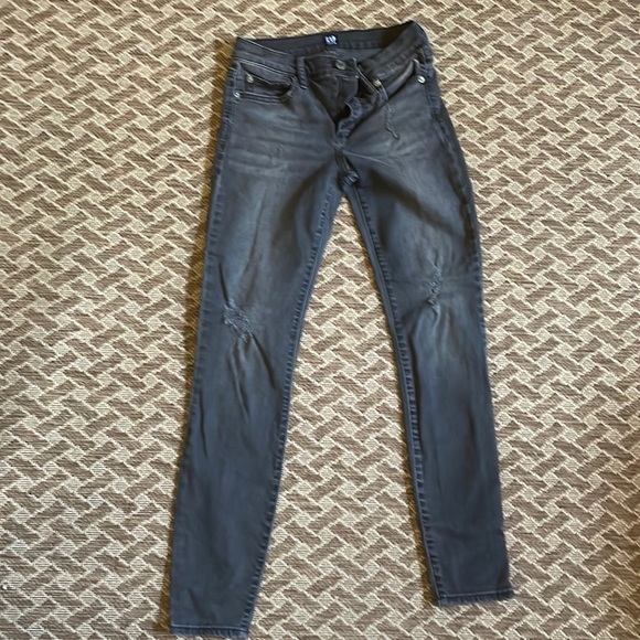 Gap True Skinny black stonewashed jeans - Picture 1 of 6